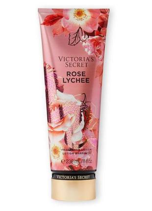 Парфумований лосьйон rose lychee для тіла victoria’s secret, 236ml😍