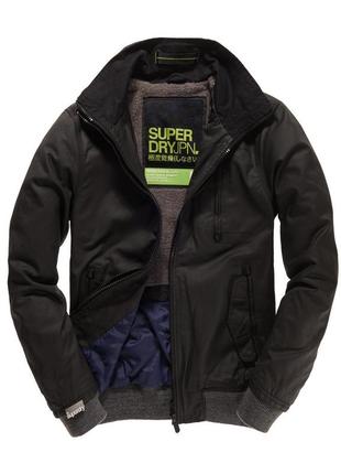 Зимний бомбер super dry jpn. размер l