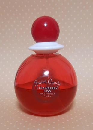 Остаток флакон jean marc sweet candy strawberry kiss сладк клубника ваниль парфюм