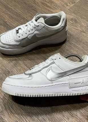 Кроссовки кожаные nike air force 1 shadow, размер 40,5