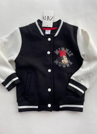 Бомбером zara minnie mouse
