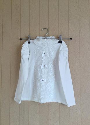 Блуза трикотажная для девочки на рост 116-1223 фото