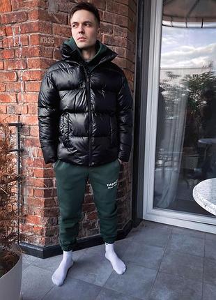 Мужская зимняя куртка. пуховик мужской без капюшона