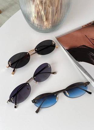 Окуляри метал fendi