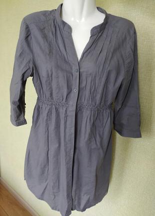 Фирменная женская удлинённая рубашка