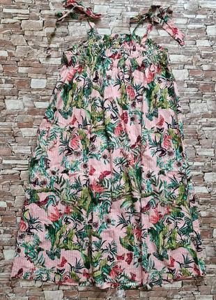 Літнє бавовняне плаття, сарафан h&m.5 фото