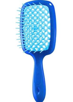 Гребінець для волосся janeke superbrush 1830 the original italian patent blue синя з блакитним