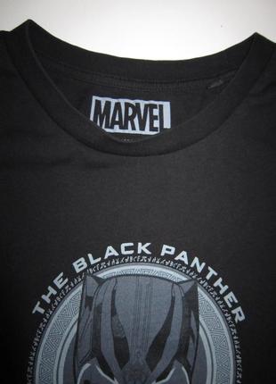 Черная футболка мерч marvel black panther / черная пантера2 фото