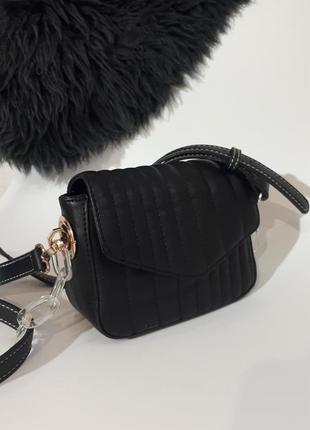 Стильная маленькая сумочка от missguided/сумочка с цепочками из пластмассы.клатч.7 фото