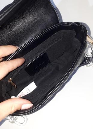 Стильная маленькая сумочка от missguided/сумочка с цепочками из пластмассы.клатч.9 фото