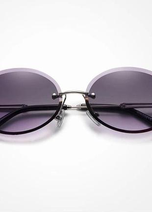 Женские градиентные солнцезащитные очки kingseven n805 black gradient код/артикул 1842 фото