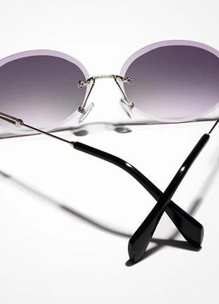 Женские градиентные солнцезащитные очки kingseven n805 black gradient код/артикул 1844 фото