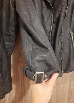 Женская куртка-косуха байкерка тренд сезону в стиле diesel7 фото