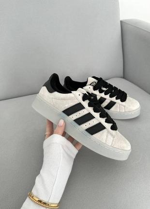 Кроссовки adidas campus 00's aluminium core black2 фото