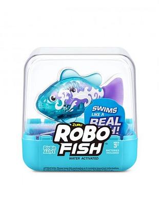 Інтерактивна іграшка robo alive s3 - роборибка (блакитна)