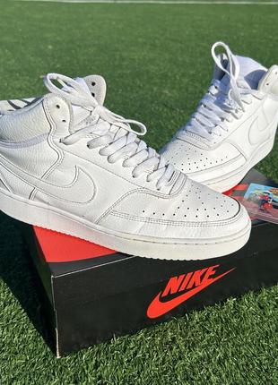 Чоловічі шкіряні кросівки nike court vision dunk sb jordan blazer