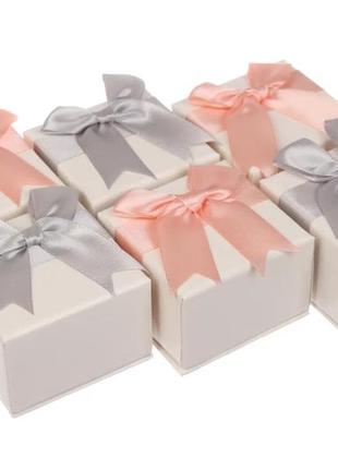 Подарункові коробочки для біжутерії 6*6*4см (упаковка 10 шт)