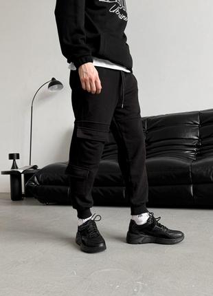 Чоловічі спортивні штани reload - trust, чорний1 фото
