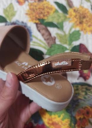 Кожаные босоножки/сандали/менорки chetto