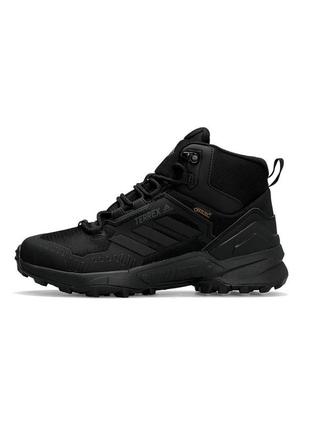 Кроссовки adidas terrrex swift r gore tex fur all black 41 размер