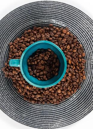 18+! очень крепкий кофе в зернах для ценителей | зерновая уганда от производителя 1 кг4 фото