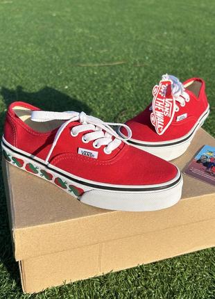 Нові дитячі кеди vans autentic red era old skool sk8-low chukka pro