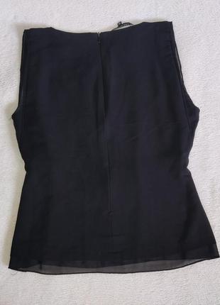 Чорна блузка топ жіноча без рукавів top secret2 фото