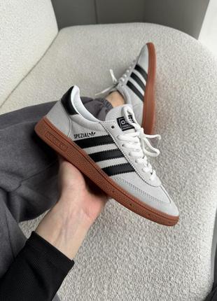 Кросівки adidas spezial handball light grey black gum