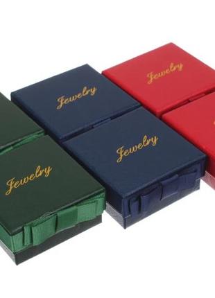 Подарочные коробочки для бижутерии 7,5*7,5*3,5см (упаковка 12 шт)1 фото
