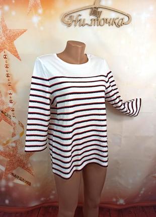 Лонгслив, футболка - тельняшка, 52-54р