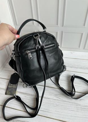 Жіночий шкіряний рюкзак. жіноча шкіряна сумка. polina&eiterou.3 фото