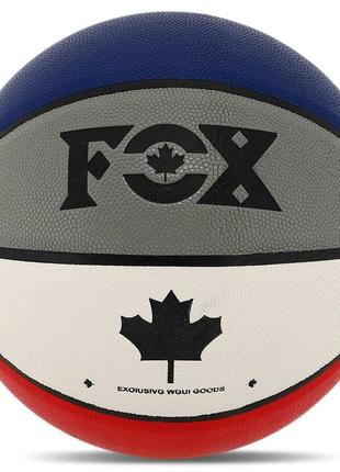Мяч баскетбольный pu fox ba-8975 №71 фото
