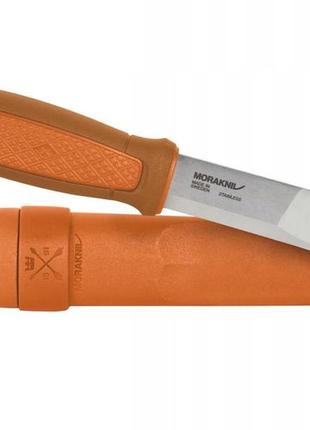 Туристический нож с чехлом morakniv "kansbol" orange (13505) нержавеющая сталь