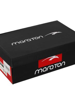 Взуття для футзалу чоловіче maraton 230323-4 розмір 40-45 чорний-червоний8 фото
