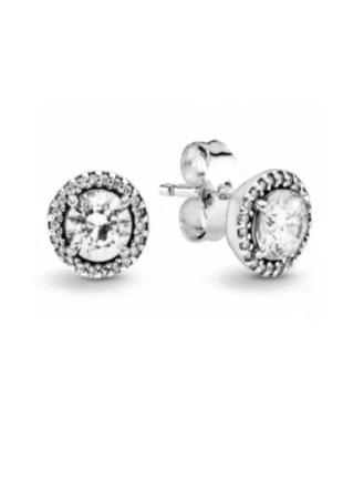 Сережки пуссети срібло silver_pandora original