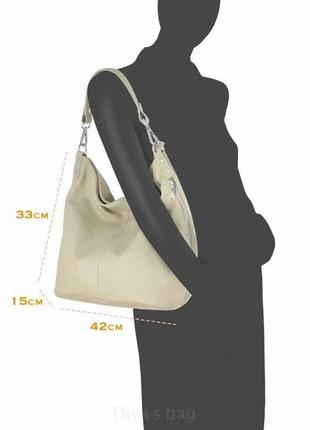 Жіноча шкіряна сумка через плече vera pelle bottega carele. bc705210 фото