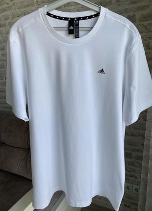 Белая футболка adidas размер xl1 фото