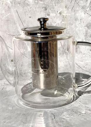 Чайник для заварки чая 650 мл edenberg eb-19036 чайник заварник стеклянный с нержавеющим ситом длинный носик9 фото