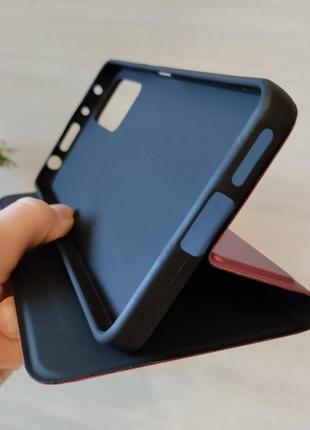 Чехол для xiaomi redmi note 12 pro 4g / 2209116ag книжка подставка с визитницей и магнитом luxury leather case10 фото