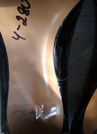 Туфли натуральная кожа лак остоносые peter kaiser8 фото