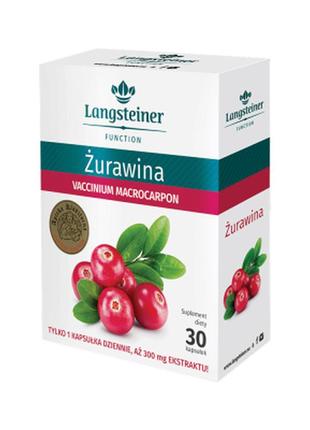 Диетическая добавка "клюква" langsteiner, 30 капсул