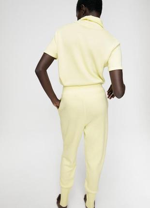 Лимонний гольф zara, жовтий. кофта , футболка.3 фото