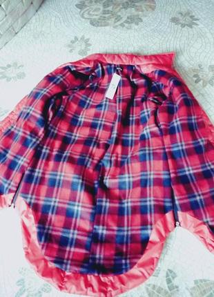 Стёганное пальто плащ куртка.