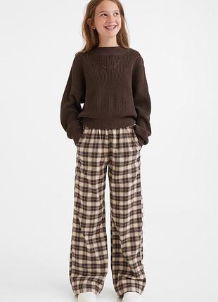 Стильные современные брюки в клетку h&amp;m
