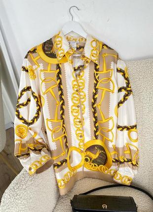 Шовкова блузка, сорочка celine оригінал