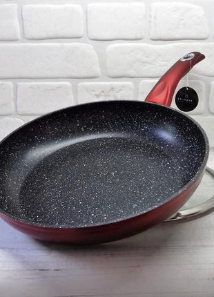 Набір кухонного посуду 15 предметів  edenberg eb-5614 набір каструль козанів з мармуровим покриттям червоний4 фото