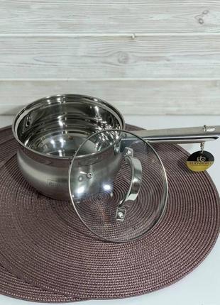 Набор кухонной посуды из нержавеющей стали 12 предметов edenberg eb-3720 набор кастрюль для индукционной плиты8 фото