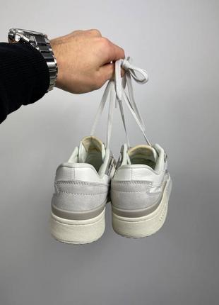 Adidas forum exhibit ‘white grey beige’ кроссовки кожаные4 фото
