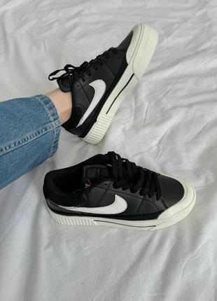 Nike court legacy black10 фото