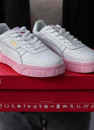 Жіночі кросівки puma cali remix pink\white